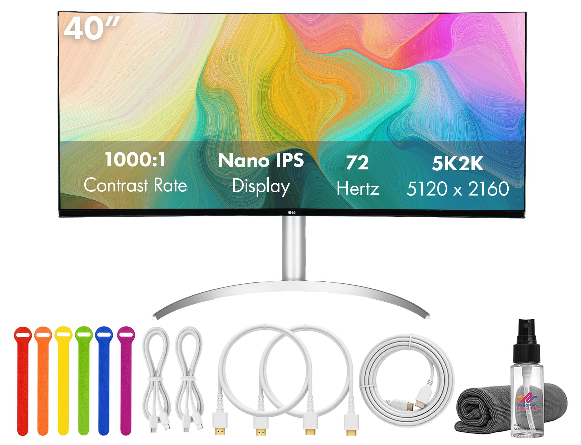 LG 40WP95C-W ウルトラワイド Amazon.com: LG 40WP95C-W 40